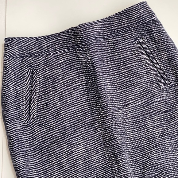 Ann Taylor Petite Tweed Pencil Skirt 00 - Picture 2 of 8